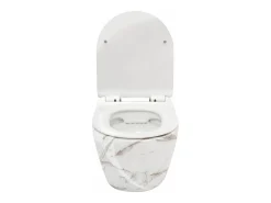 Vaso Sanitário Suspenso Rea Carlos Duroplast/Slim/Zm Lava Shiny Grey