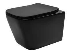 Vaso Sanitário Suspenso Rea Julio Rimless Duroplast/Flat/Zm Matt Black