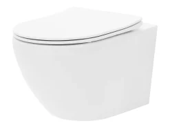 Vaso Sanitário Suspenso Rea Carlo Mini Flat White + Carlo Mini Bidet