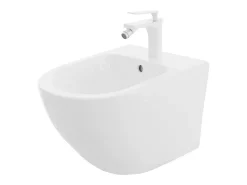 Vaso Sanitário Suspenso Rea Carlo Mini Flat White + Carlo Mini Bidet