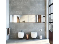 Vaso Sanitário Suspenso Rea Carlo Mini Flat White + Carlo Mini Bidet