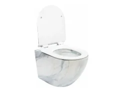 Vaso Sanitário Suspenso Rea Carlos Duroplast/Slim/Zm Granit Matt Grey