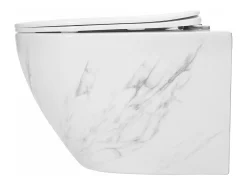 Vaso Sanitário Suspenso Rea Carlos Duroplast/Flat/Zm Nature Marble Grey