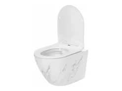 Vaso Sanitário Suspenso Rea Carlos Duroplast/Flat/Zm Nature Marble Grey