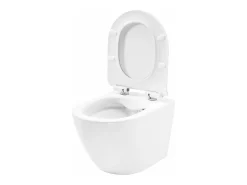 Vaso Sanitário Suspenso Rea Carter Rimless Duroplast/Slim/Zm N White