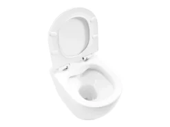 Vaso Sanitário Suspenso Rea Carter Rimless Duroplast/Slim/Zm N White