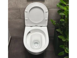 Vaso Sanitário Suspenso Rea Carlo Mini Tornado/Duroplast/Flat/Zm White