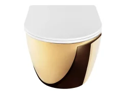 Vaso Sanitário Suspenso Rea Carlo Mini Tornado Nfq White Gold