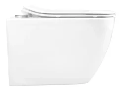 Vaso Sanitário Suspenso Rea Martin Rimless Duroplast/Slim/Zm White