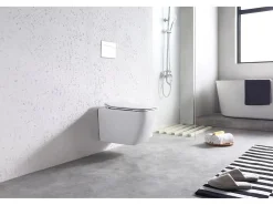 Vaso Sanitário Suspenso Rea Martin Rimless Duroplast/Slim/Zm White