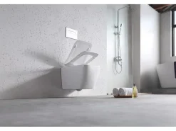 Vaso Sanitário Suspenso Rea Martin Rimless Duroplast/Slim/Zm White