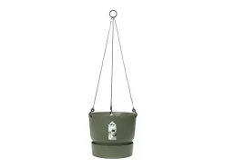 Vaso suspenso Greenville 24 - Exterior - Verde folha