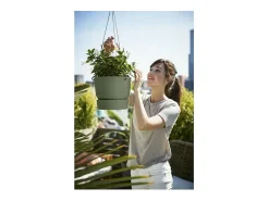 Vaso suspenso Greenville 24 - Exterior - Verde folha