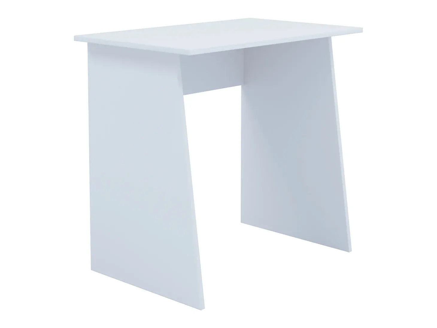 VCM Computer Table | Dimensões aprox. A. 74 x L. 80 x P. 50 cm | elegantes painéis laterais | Mesa - Masola Mini (Branco)