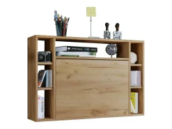 VCM Mesa de computador pendurada | Mesa dobrável | Mesa de parede | Dimensões aprox. A. 60 x L. 90 x P. 20 cm | Mesa - Wandila (Carvalho Mel)