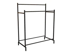 VCM metal roupeiro | closet aberto | walk-in | suporte para roupas | dimensões aprox. A. 136 x L. 103 x P. 52 cm- Labol L (Preto)