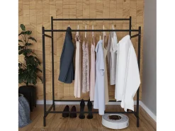 VCM metal roupeiro | closet aberto | walk-in | suporte para roupas | dimensões aprox. A. 136 x L. 103 x P. 52 cm- Labol L (Preto)
