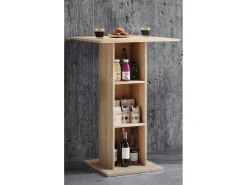 VCM Wood Bar Table | Tabela em pé | Dimensões aprox. A. 108 x 70 x 70 cm | mesa alta - Standos (Sonoma oak (Sägerau))