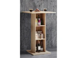 VCM Wood Bar Table | Tabela em pé | Dimensões aprox. A. 108 x 70 x 70 cm | mesa alta - Standos (Sonoma oak (Sägerau))