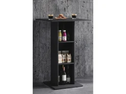 VCM Wood Bar Table | Tabela em pé | Dimensões aprox. A. 108 x 70 x 70 cm | mesa alta - Standos (Preto)