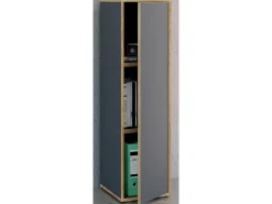 VCM Wood Office Cabinet Folder Arquivo Gabinete de móveis de escritório Salia 3x Largura 30 cm Porta giratória (Antracite)