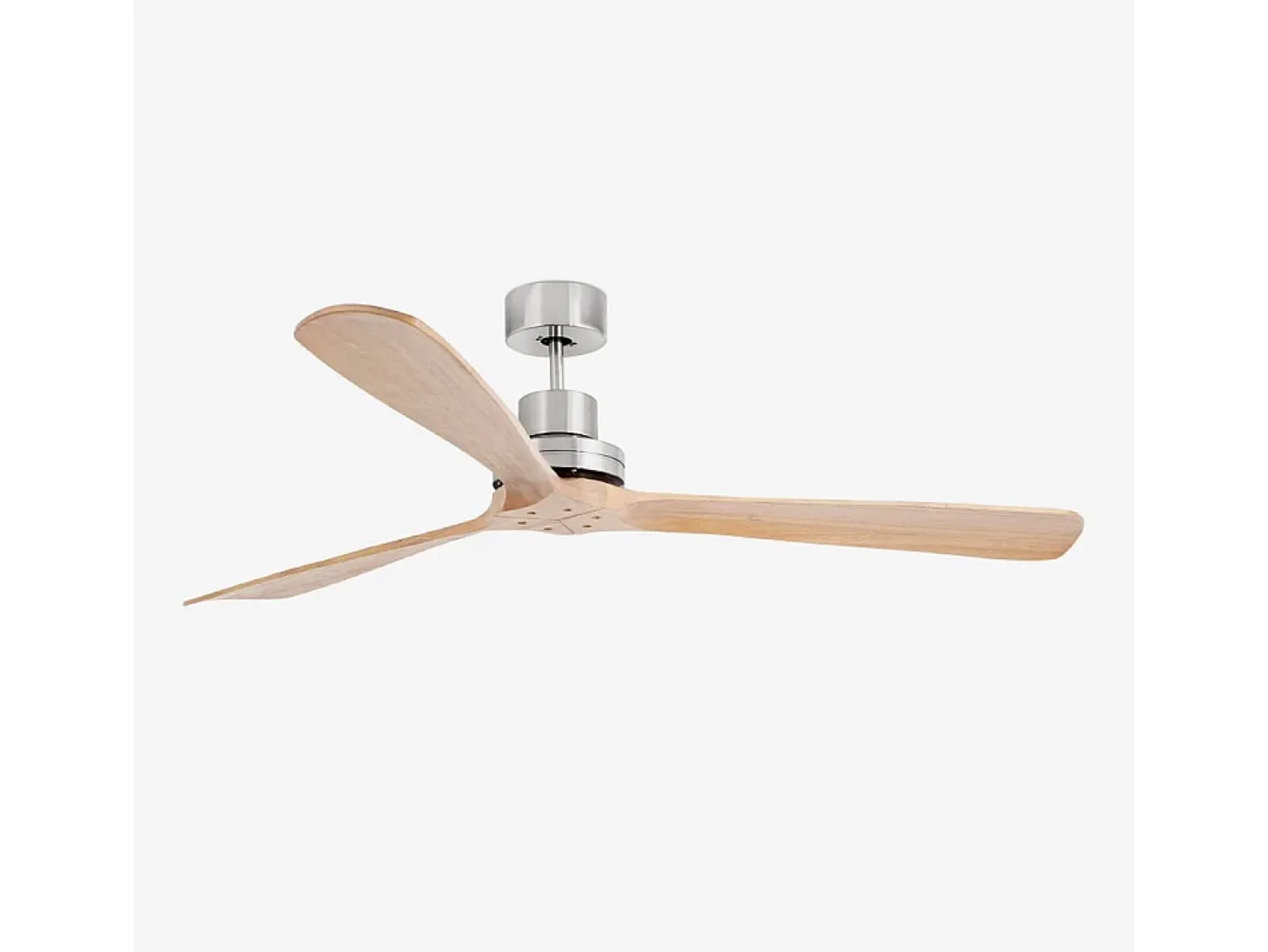 Ventilador DC LANTAU XL em níquel/pinho mate