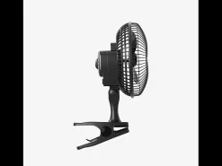 Ventilador de clipe Mini 6 - ultra silencioso e de alta potência - preto