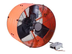 Ventilador de Extração de Galeria SucceBuy, 83,2 m³/min, 42 x 27,5 cm com Termostato Ajustável