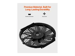 Ventilador de Extração de Galeria SucceBuy, Ventilador Axial, 30,5 cm, 36,8 m³/min com Termostato Ajustável