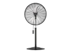 Ventilador de Pé Industrial SucceBuy, 3 Velocidades, 76 cm, Oscilante e Altura Ajustável