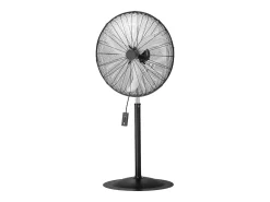 Ventilador de Pé Industrial SucceBuy, 3 Velocidades, 76 cm, Oscilante e Altura Ajustável
