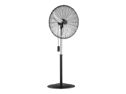 Ventilador de Pé Industrial SucceBuy, 3 Velocidades, 76 cm, Oscilante e Altura Ajustável
