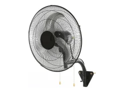 Ventilador de Parede SucceBuy, 44cm, 4000 CFM, 3 Velocidades, Preto, para Refrigerar Armazéns, Estufas, Oficinas, Pátios e Caves