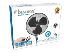 ventoinha de pé + controlo remoto 45 cm 45W preto ASV45ZR