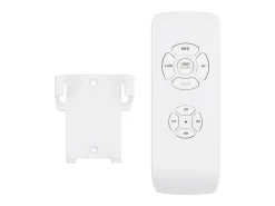 Ventoinha de teto c/ luz/controlo remoto 76 cm castanho-escuro