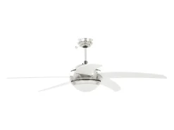 Ventoinha de teto com luz 128 cm branco