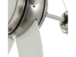 Ventoinha de teto com luz 128 cm branco