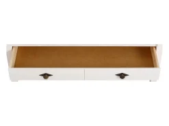 Verrazano : Mesa de centro 100 cm em MDF castanho / latão