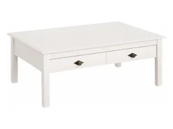 Verrazano : Mesa de centro 100 cm em MDF castanho / latão