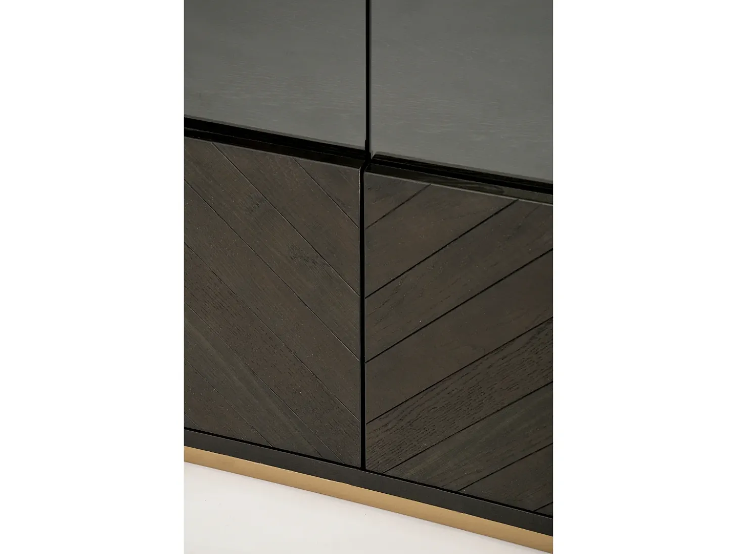 Vitrine 100x200x41 cm preta Sevilha SEV26-2