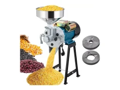 2200W Mill de farinha seca e úmida 2 em 1, 50x26x70cm, para cereais, palha - plugue da UE