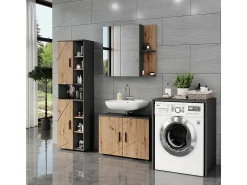 Waschmaschinenschrank antracite 68x60.1x88.5 irma