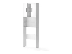 Waschmaschinenschrank branco 64x25.6x190 luis