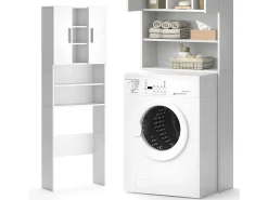 Waschmaschinenschrank branco 64x25.6x190 luis