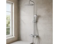 Waterbox II coluna de duche mecânico cromado Essebagno