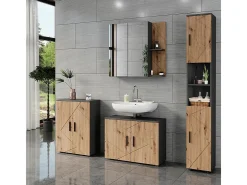 Wickelkommode antracite/artesanal 60x68.1x97 irma
