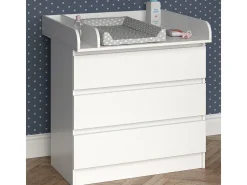 Wickelkommode branco 80x76x87 emma