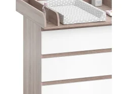 Wickelkommode sonoma/branco 80x76x87 emma
