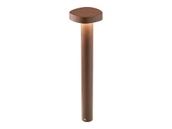 Zafferano Ciottolo - Balizador LED para exterior IP54 7W 3000K design moderno em alumínio para jardins e caminhos - 70 cm Cinza Escuro